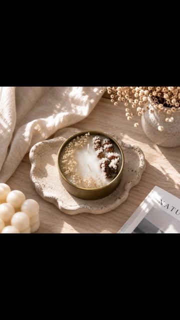 شمع قوطی فلزی معطر